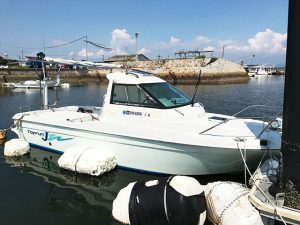 ヤンマー ドライブ船 EF23Z 4JH3-HTZ1 H12年式 の写真1枚目